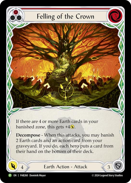 Image of Felling of the Crown [FAB260] (Promo)  Cold Foil