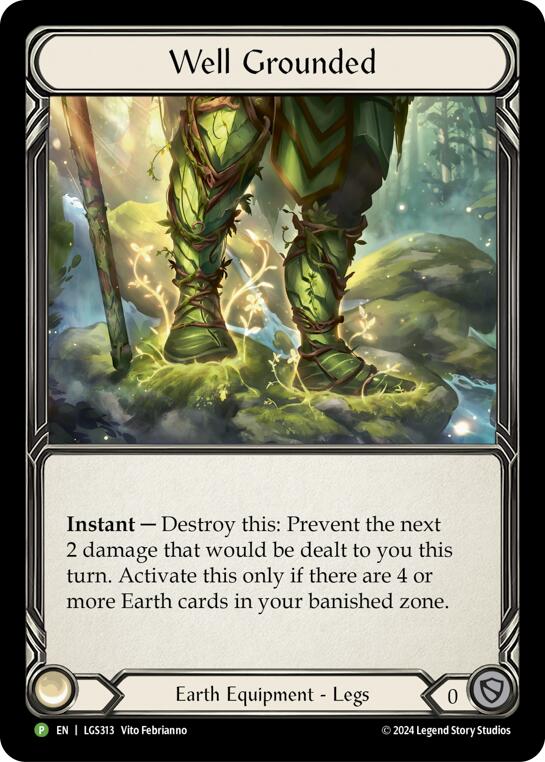 Image of Well Grounded [LGS313] (Promo)  Rainbow Foil