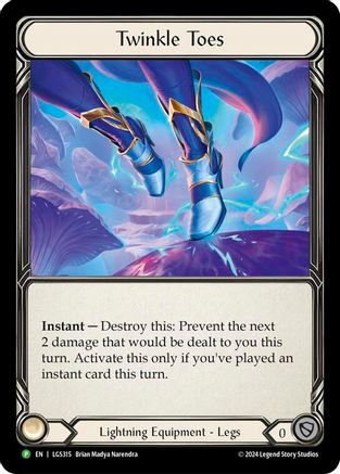 Image of Twinkle Toes [LGS315] (Promo)  Rainbow Foil