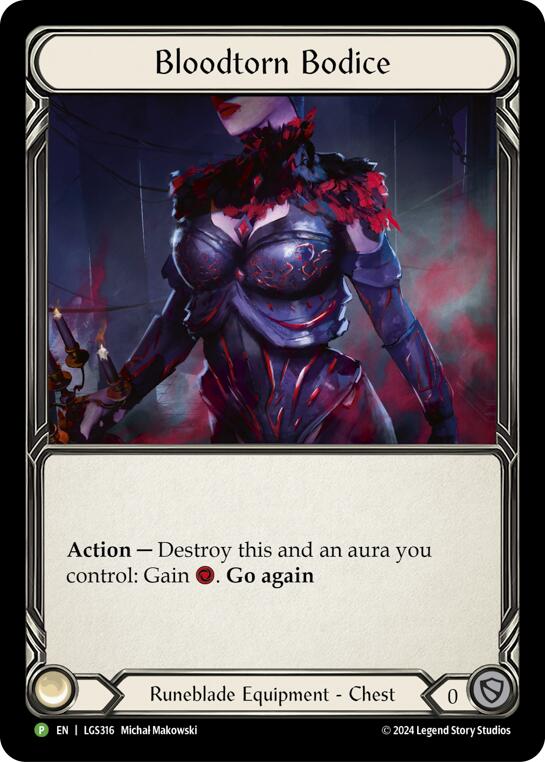 Image of Bloodtorn Bodice [LGS316] (Promo)  Rainbow Foil