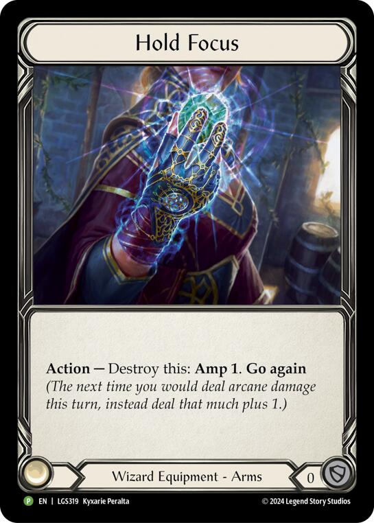 Image of Hold Focus - LGS319 [LGS319] (Promo)  Rainbow Foil