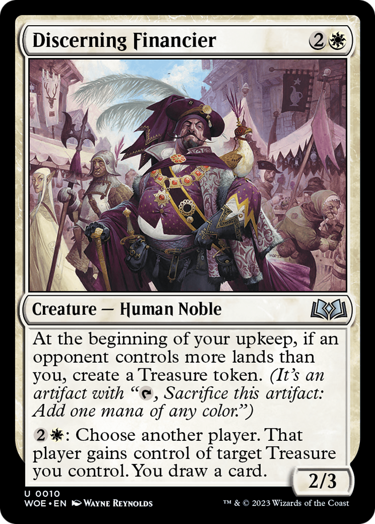 Image of Discerning Financier [Wilds of Eldraine]