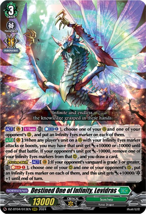 Image of Destined One of Infinity, Levidras (DZ-BT04/013EN) [Destined Showdown]