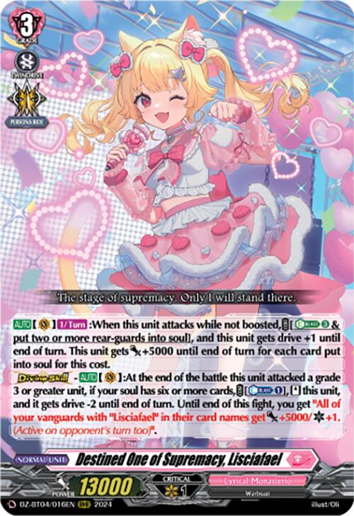 Image of Destined One of Supremacy, Lisciafael (DZ-BT04/016EN) [Destined Showdown]