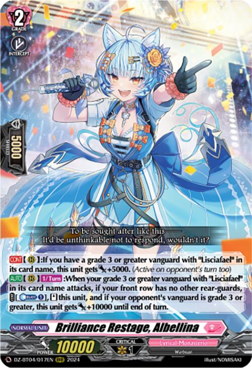 Image of Brilliance Restage, Albellina (DZ-BT04/017EN) [Destined Showdown]