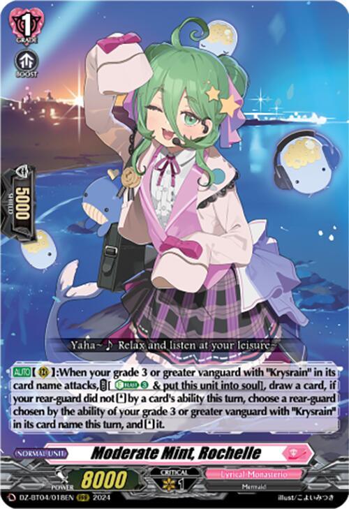 Image of Moderate Mint, Rochelle (DZ-BT04/018EN) [Destined Showdown]
