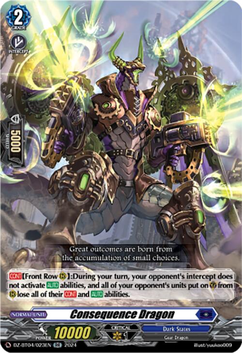 Image of Consequence Dragon (DZ-BT04/023EN) [Destined Showdown]
