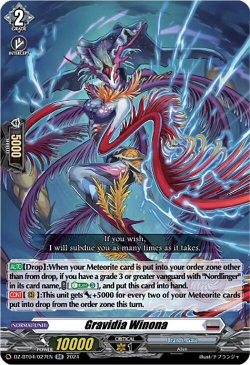 Image of Gravidia Winona (DZ-BT04/027EN) [Destined Showdown]