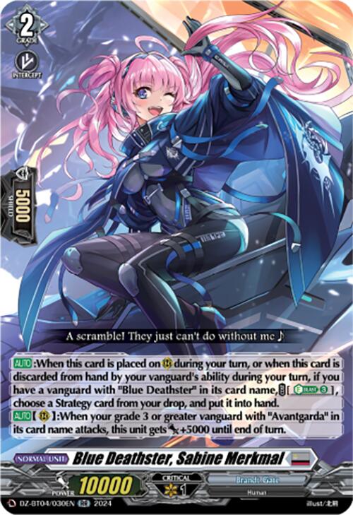 Image of Blue Deathster, Sabine Merkmal (DZ-BT04/030EN) [Destined Showdown]