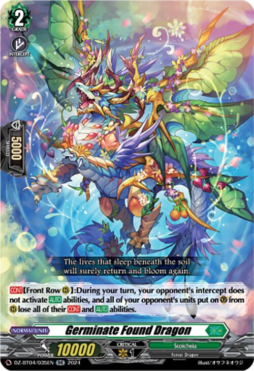 Image of Germinate Found Dragon (DZ-BT04/035EN) [Destined Showdown]