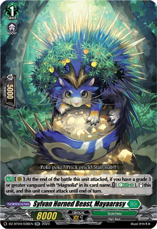 Image of Sylvan Horned Beast, Mayaarasy (DZ-BT04/036EN) [Destined Showdown]