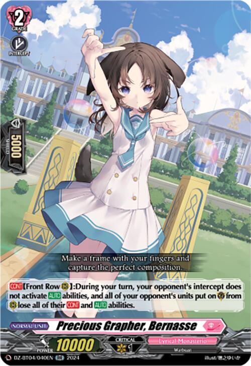 Image of Precious Grapher, Bernasse (DZ-BT04/040EN) [Destined Showdown]