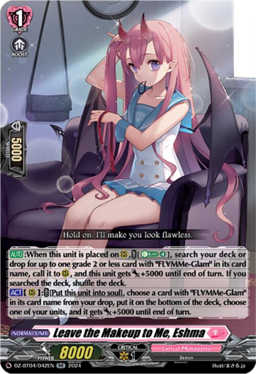 Image of Leave the Makeup to Me, Eshma (DZ-BT04/042EN) [Destined Showdown]