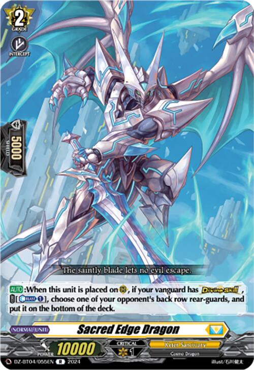 Image of Sacred Edge Dragon (DZ-BT04/055EN) [Destined Showdown]
