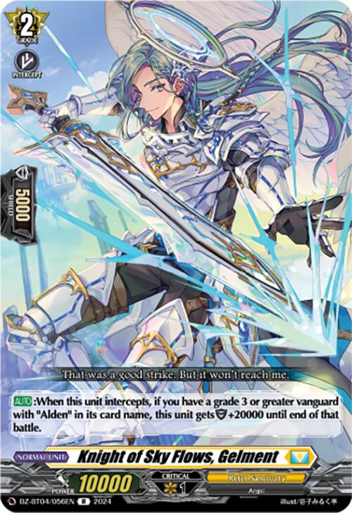 Image of Knight of Sky Flows, Gelment (DZ-BT04/056EN) [Destined Showdown]