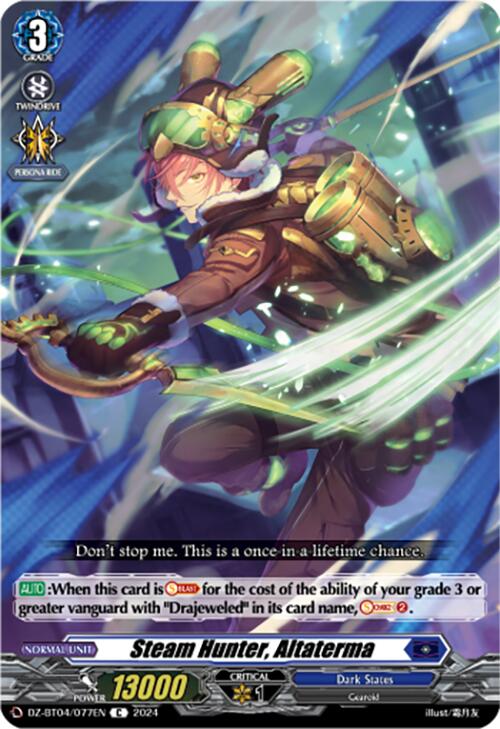 Image of Steam Hunter, Altaterma (DZ-BT04/077EN) [Destined Showdown]