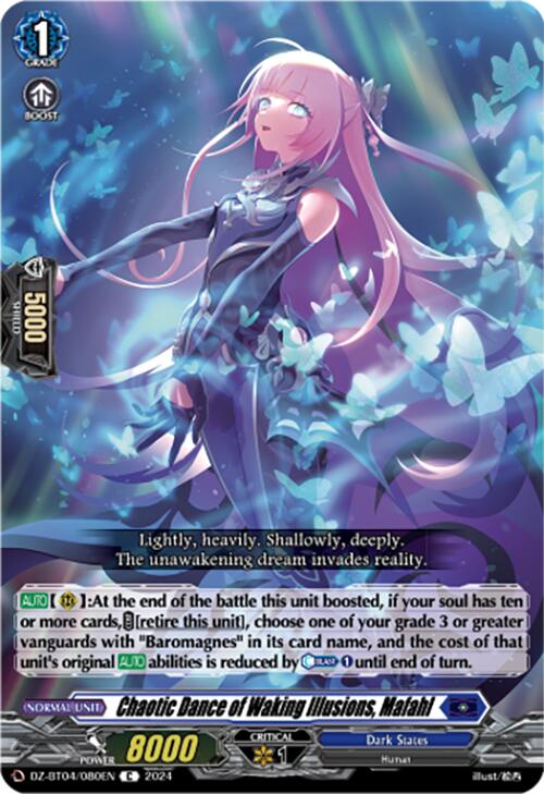 Image of Chaotic Dance of Waking Illusions, Mafahl (DZ-BT04/080EN) [Destined Showdown]