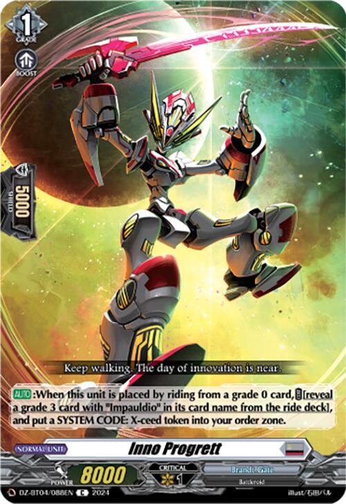 Image of Inno Progrett (DZ-BT04/088EN) [Destined Showdown]
