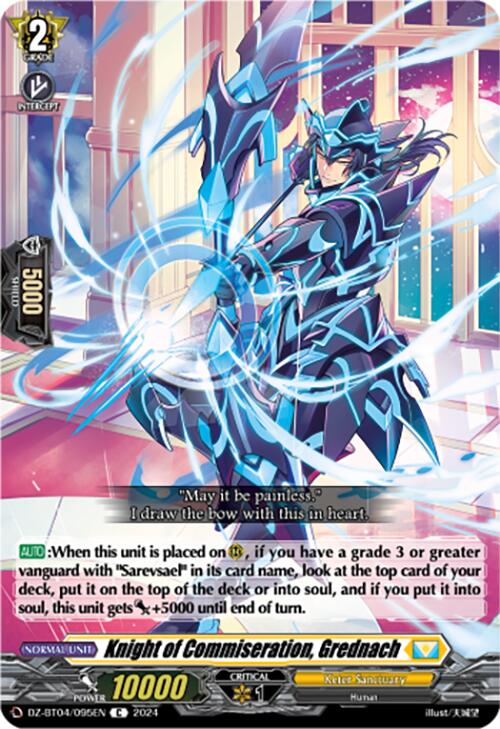 Image of Knight of Commiseration, Grednach (DZ-BT04/095EN) [Destined Showdown]