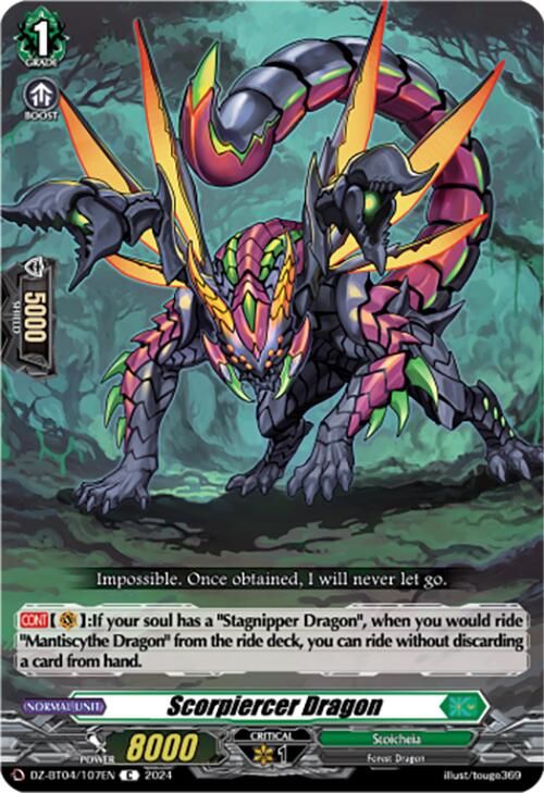 Image of Scorpiercer Dragon (DZ-BT04/107EN) [Destined Showdown]