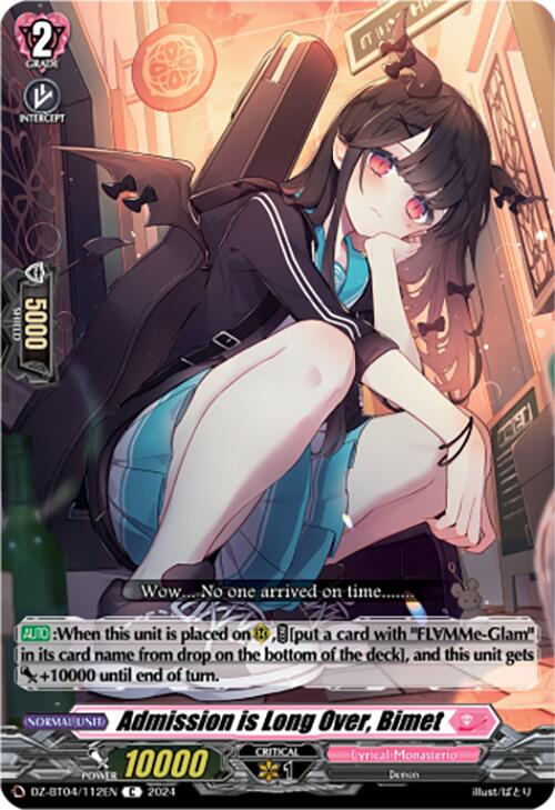 Image of Admission is Long Over, Bimet (DZ-BT04/112EN) [Destined Showdown]