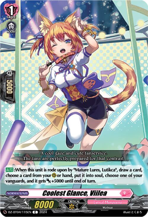 Image of Coolest Glance, Viilea (DZ-BT04/115EN) [Destined Showdown]