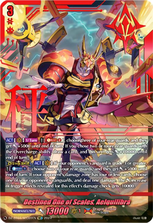 Image of Destined One of Scales, Aelquilibra (DZ-BT04/SEC01EN) [Destined Showdown]