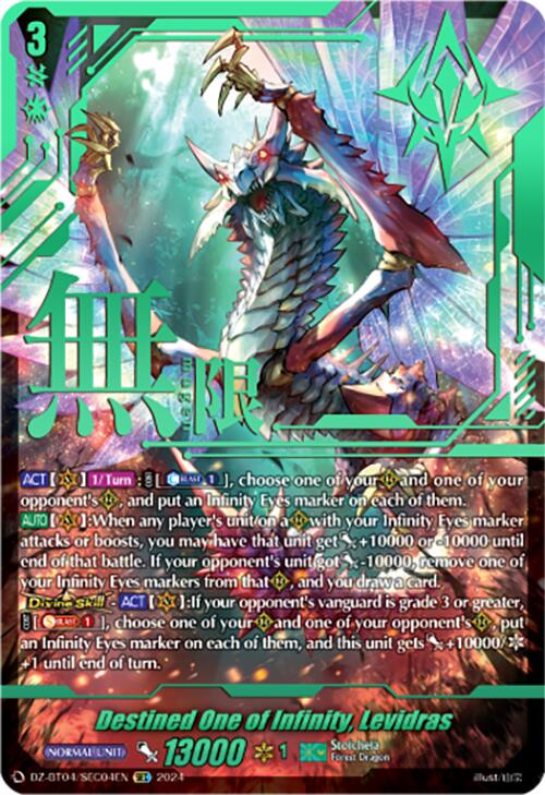 Image of Destined One of Infinity, Levidras (DZ-BT04/SEC04EN) [Destined Showdown]