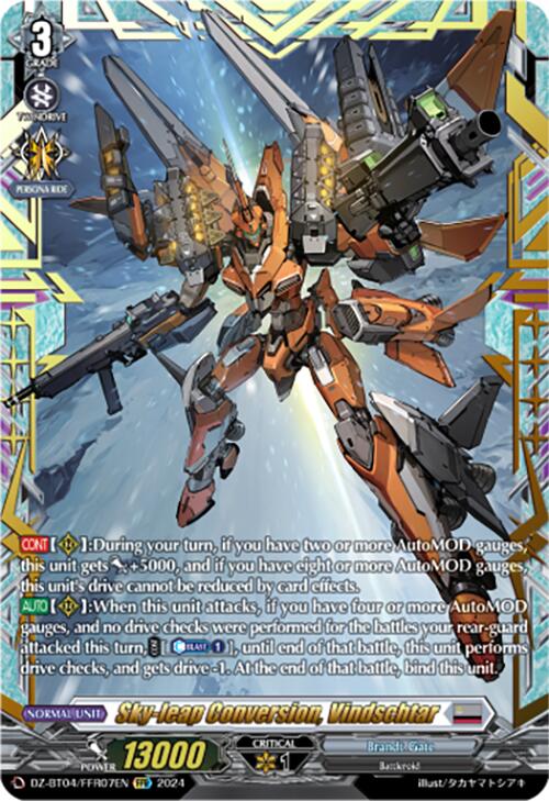 Image of Sky-leap Conversion, Vindschtar (DZ-BT04/FFR07EN) [Destined Showdown]