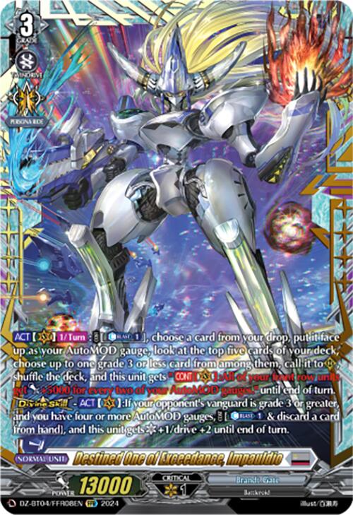 Image of Destined One of Exceedance, Impauldio (DZ-BT04/FFR08EN) [Destined Showdown]