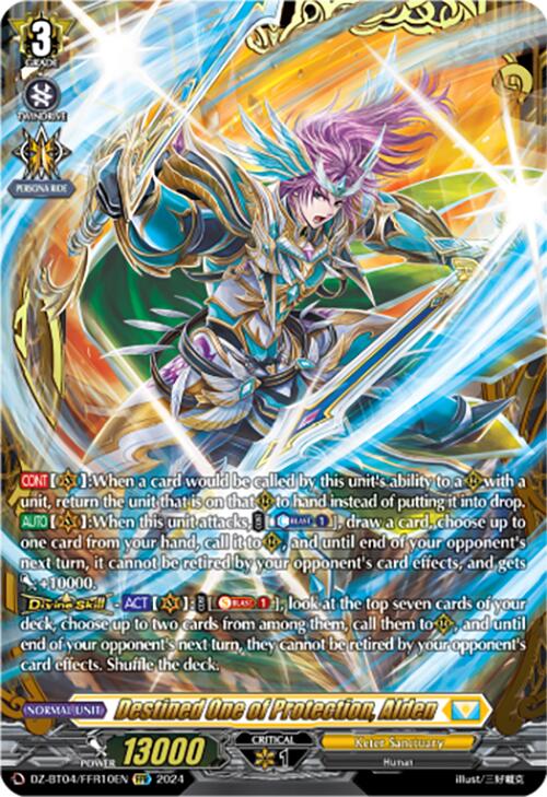 Image of Destined One of Protection, Alden (DZ-BT04/FFR10EN) [Destined Showdown]