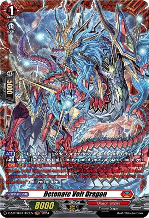 Image of Detonate Volt Dragon (DZ-BT04/FR03EN) [Destined Showdown]