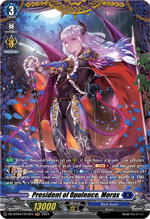 Image of President of Opulence, Morax (DZ-BT04/FR13EN) [Destined Showdown]