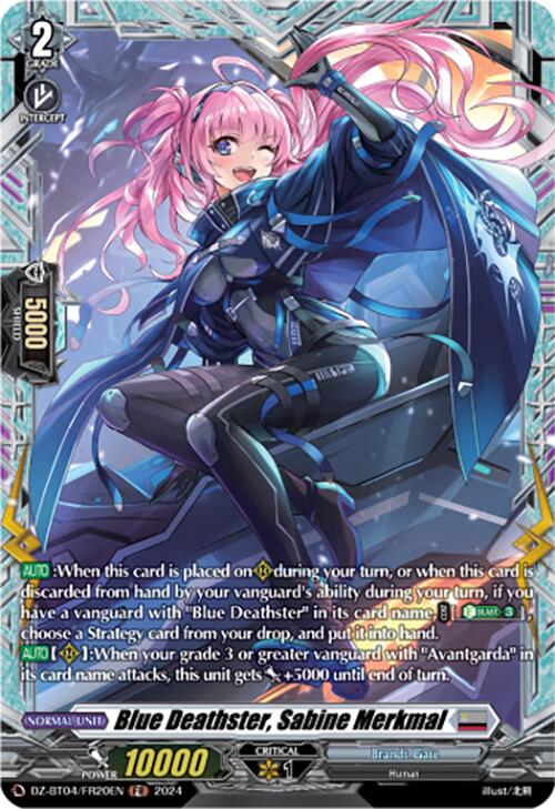 Image of Blue Deathster, Sabine Merkmal (DZ-BT04/FR20EN) [Destined Showdown]