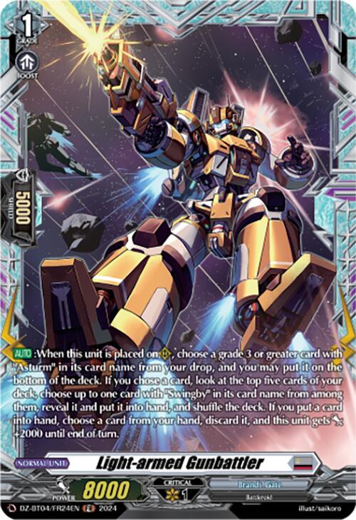 Image of Light-armed Gunbattler (DZ-BT04/FR24EN) [Destined Showdown]