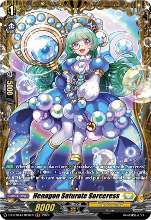 Image of Henagon Saturate Sorceress (DZ-BT04/FR28EN) [Destined Showdown]
