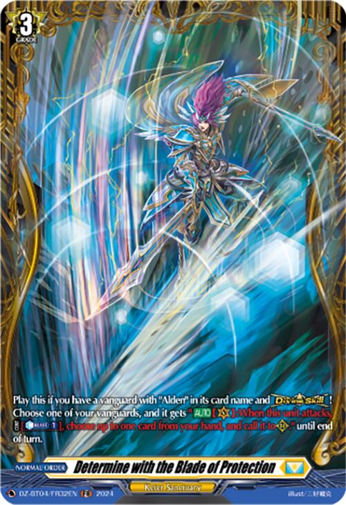 Image of Determine with the Blade of Protection (DZ-BT04/FR32EN) [Destined Showdown]