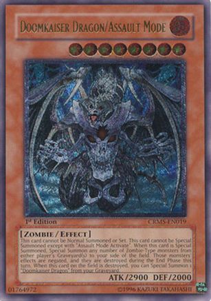 Image of Doomkaiser Dragon/Assault Mode [CRMS-EN019] Ultimate Rare