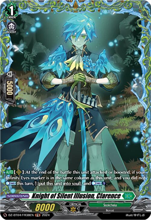 Image of Knight of Silent Illusion, Clarence (DZ-BT04/FR38EN) [Destined Showdown]