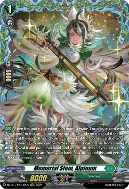 Image of Memorial Stem, Alpinum (DZ-BT04/FR39EN) [Destined Showdown]