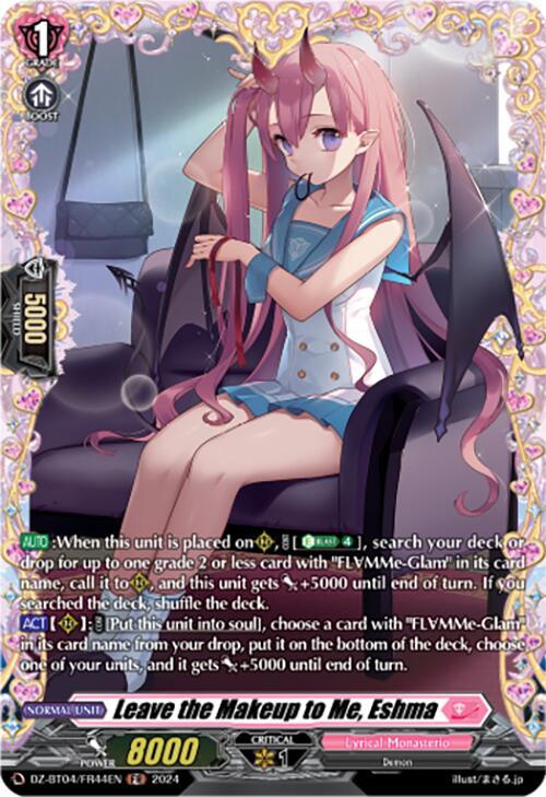 Image of Leave the Makeup to Me, Eshma (DZ-BT04/FR44EN) [Destined Showdown]