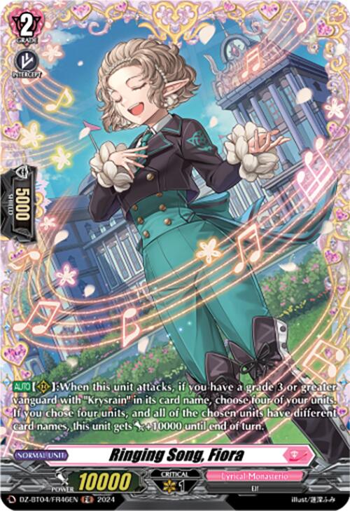 Image of Ringing Song, Fiora (DZ-BT04/FR46EN) [Destined Showdown]