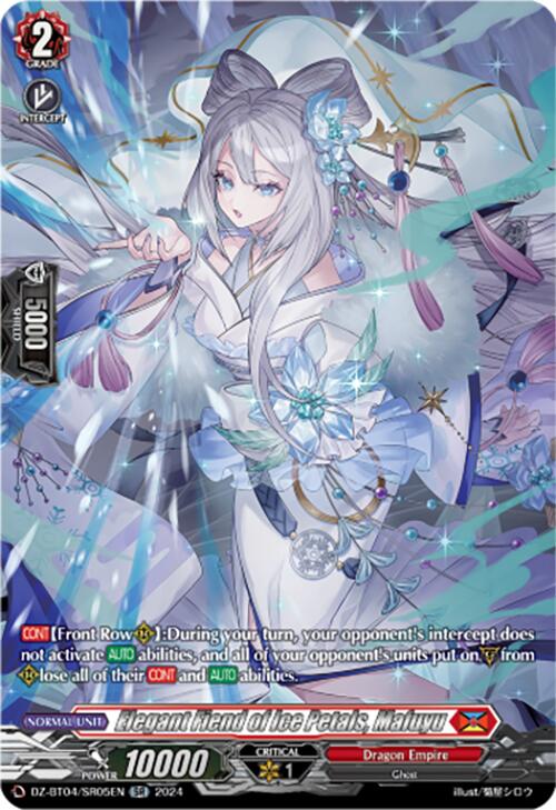 Image of Elegant Fiend of Ice Petals, Mafuyu (DZ-BT04/SR05EN) [Destined Showdown]