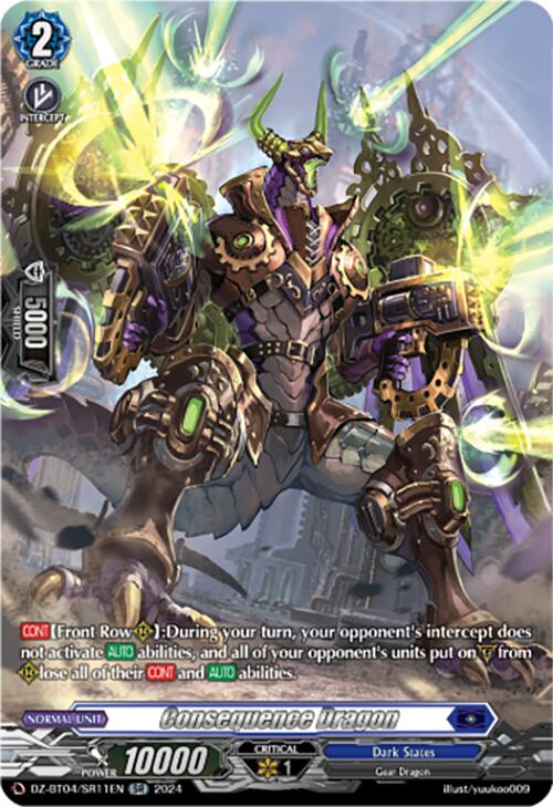 Image of Consequence Dragon (DZ-BT04/SR11EN) [Destined Showdown]