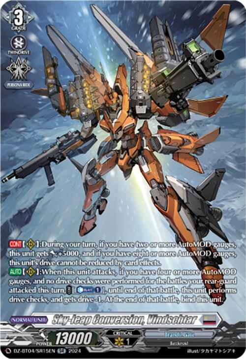 Image of Sky-leap Conversion, Vindschtar (DZ-BT04/SR15EN) [Destined Showdown]