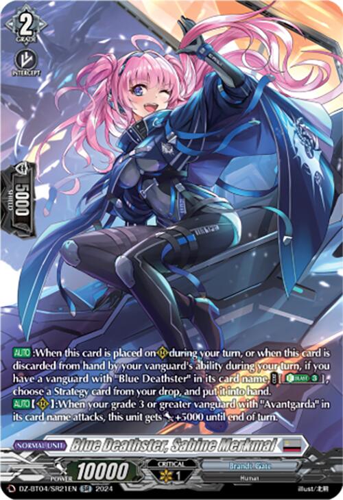 Image of Blue Deathster, Sabine Merkmal (DZ-BT04/SR21EN) [Destined Showdown]