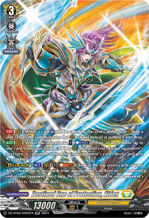 Image of Destined One of Protection, Alden (DZ-BT04/SR22EN) [Destined Showdown]