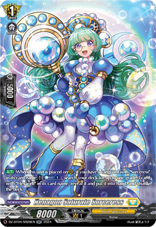 Image of Henagon Saturate Sorceress (DZ-BT04/SR28EN) [Destined Showdown]