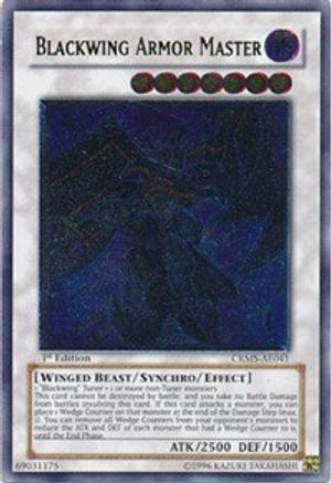 Blackwing Armor Master [CRMS-EN041] Ultimate Rare