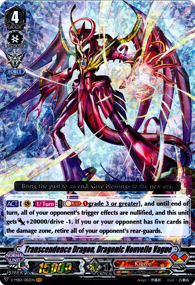 Image of Transcendence Dragon, Dragonic Nouvelle Vague (V-MB01/002EN) [PSYqualia Strife]